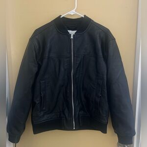 Abercrombie and fitch Vegan leather jacket, size small